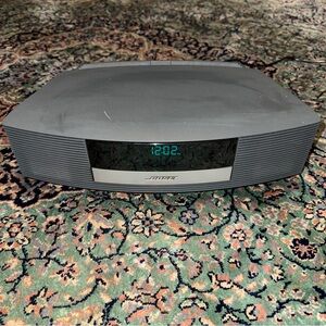 BOSE WAVE RADIO II AM/FM Alarm Clock Radio Model: AWR1B2 (Black) W/ Remote +++